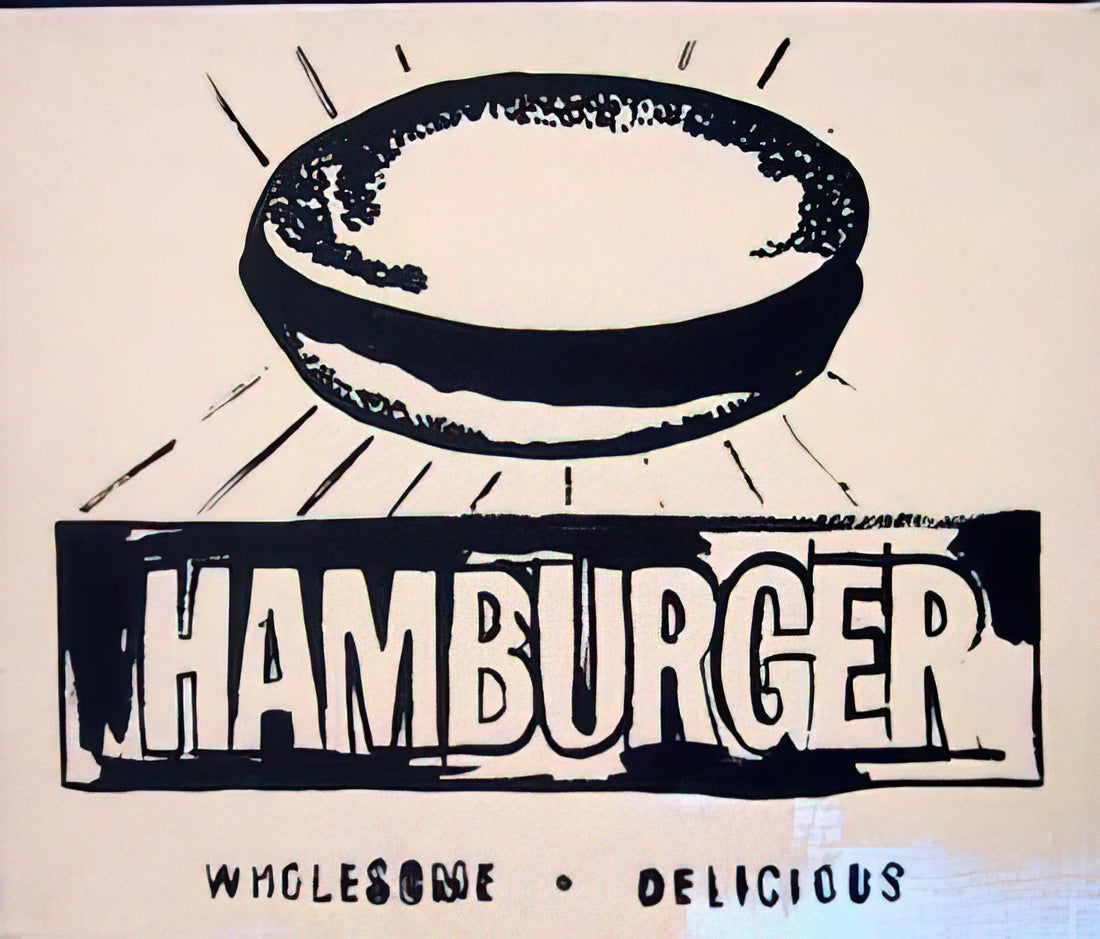 Andy Warhol Deutsch: Der Pop-Art-Pionier und sein Einfluss auf die deutsche Kunstszene - Hamburger  beige  by Andy Warhol