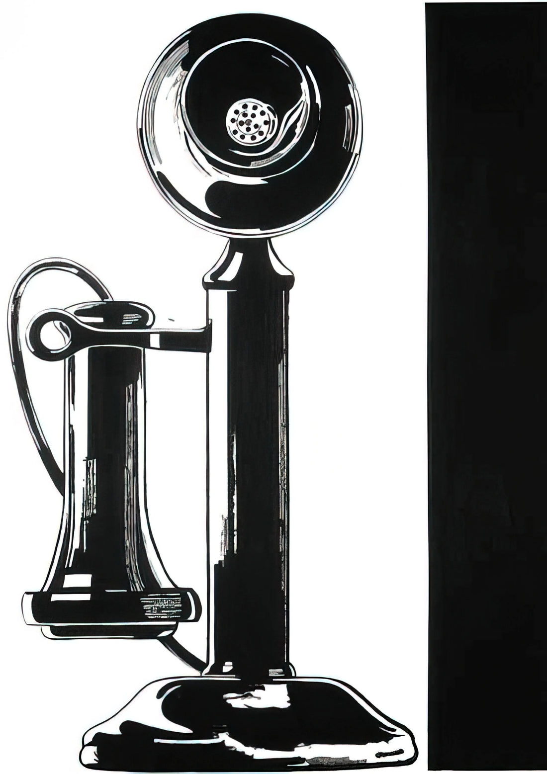 Andy Warhol Poster 50x70: A Collector's Guide to Iconic Pop Art Prints - Telephone by Andy Warhol