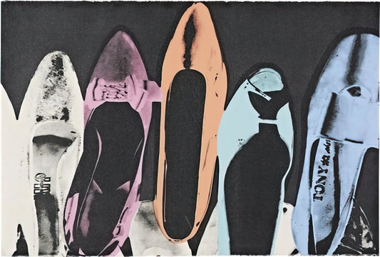Andy Warhol Russell Means Poster: A Collector's Guide to Pop Art Activism - Diamond Dust Shoes by Andy Warhol