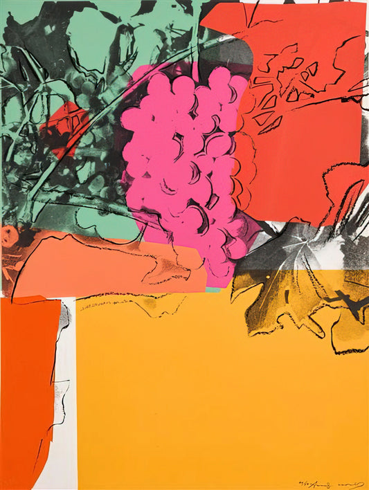 Andy Warhol Venus Print: Pop Art's Mythological Reinvention - Grapes #1 by Andy Warhol