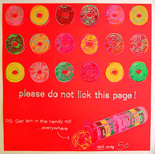 Andy Warhol's Last Supper Print: A Pop Art Icon Reimagined - Life Savers by Andy Warhol