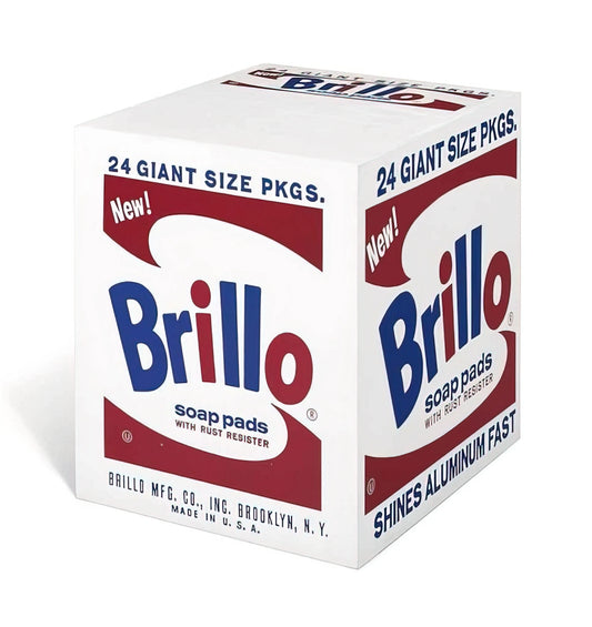 Andy Warhol's Reigning Queens Series: A Pop Art Royalty Masterpiece - Brillo Soap Pads by Andy Warhol