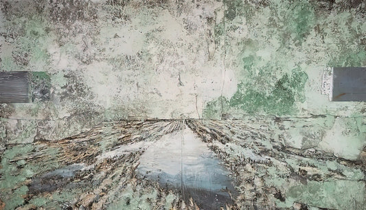 Anselm Kiefer at the Metropolitan Museum of Art: A Monumental Encounter - THE LAND OF THE TWO RIVERS ZWEISTROMLAND 1995 by Anselm Kiefer