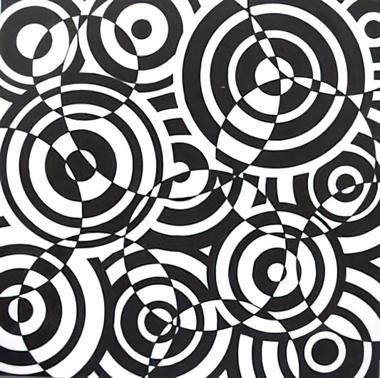 Antonio Asis: The Argentine Master of Optical Art and Geometric Abstraction - Untitled - 1959 by Antonio Asis
