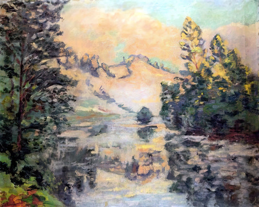 Arman Acrylic Print: A Masterclass in Nouveau Réalisme and Contemporary Transparency - Landscape of Creuse - 1897 by Arman