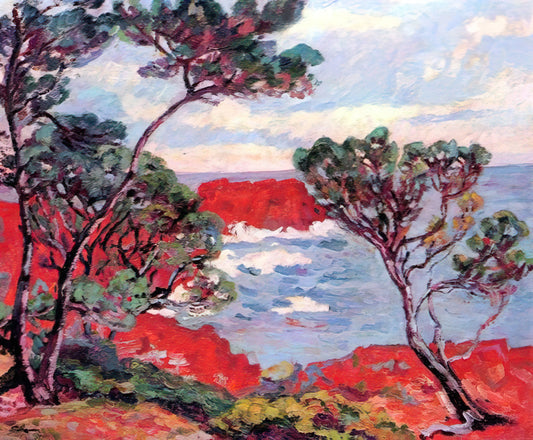Arman Vahanyan: The Armenian Master of Contemporary Figurative Art - Les rochers rouges - 1894 by Arman