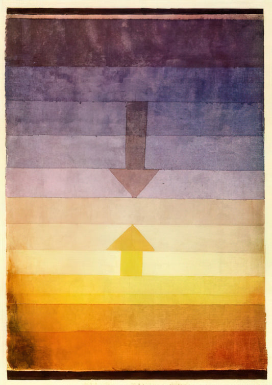 Art by Paul Klee: Exploring the Dreamlike Universe of a Modernist Master - SEPARATION IN THE EVENING 1922 by Paul Klee