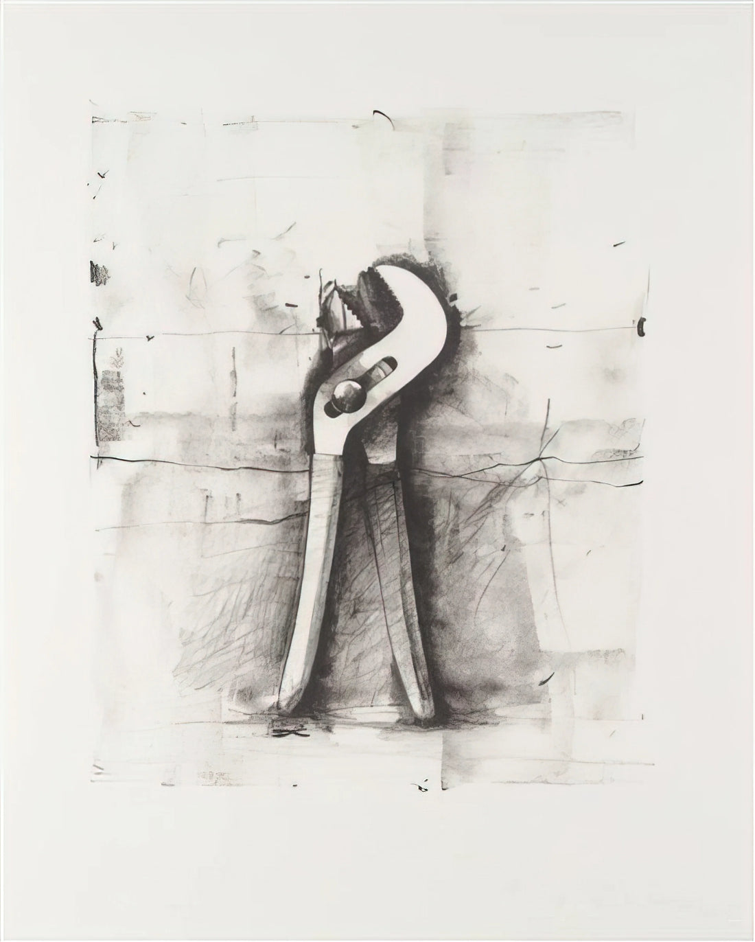 Artist Jim Dine Hearts: The Iconic Symbolism and Enduring Legacy of an American Master - UNTITLED FROM TEN WINTER TOOLS 1973 by Jim Dine