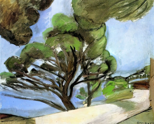 Artists Like Matisse: Exploring the Masters of Color, Form, and Modernist Expression - THE LARGE PINE 1926 by Henri Matisse