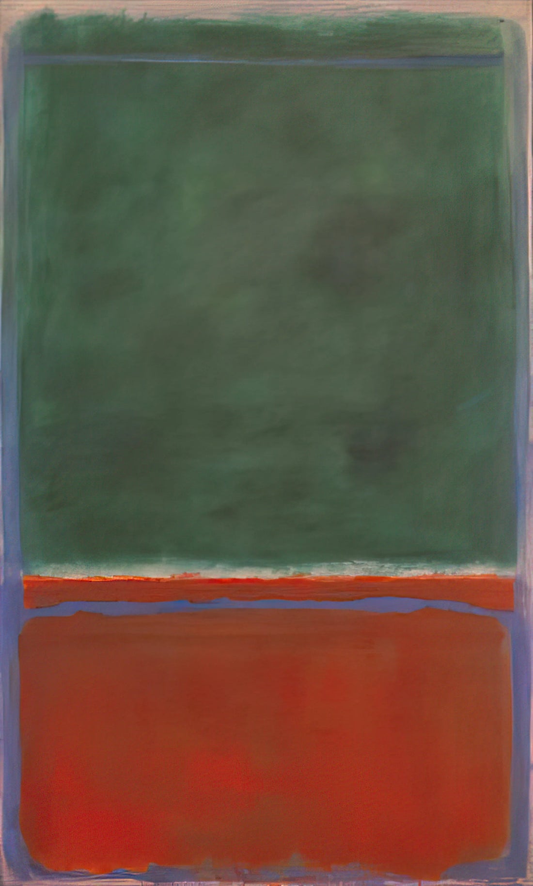 Artists Like Rothko: 7 Visionaries Who Explored Color, Emotion, and Abstraction - Green and Maroon - 1953 by Mark Rothko