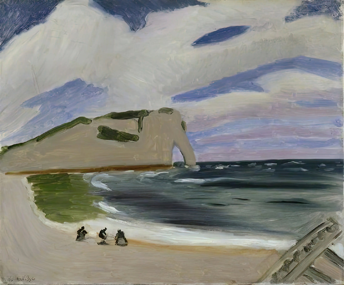 Artists Similar to Matisse: A Curator's Guide to Modernist Masters - WOMEN ON THE BEACH ETRETAT 1920 by Henri Matisse