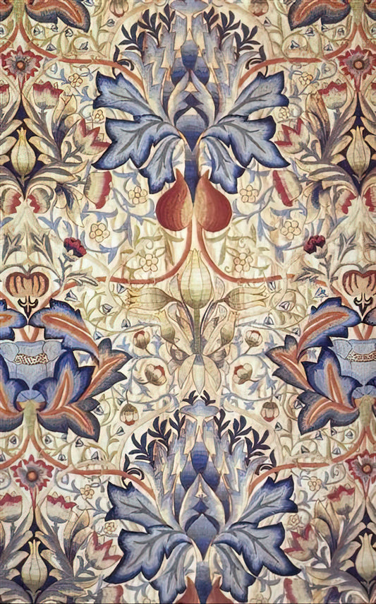 Arts & Crafts Movement: The Enduring Legacy of William Morris and the Handcrafted Ideal - ACANTHUS EMBROIDERED PANEL 1890 by William Morris