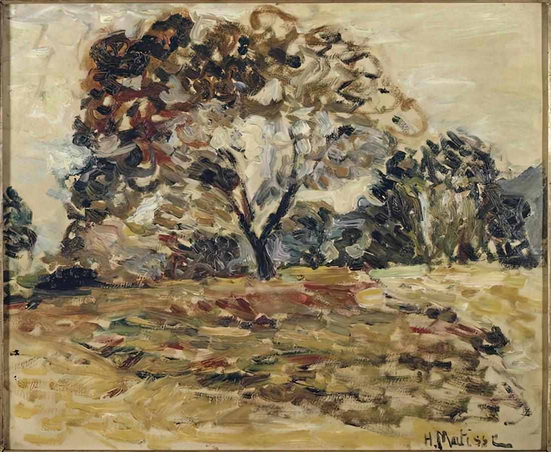 Artwork Henri Matisse: The Chromatic Revolution and Modern Legacy - LANDSCAPE OF CORSICA 1 by Henri Matisse