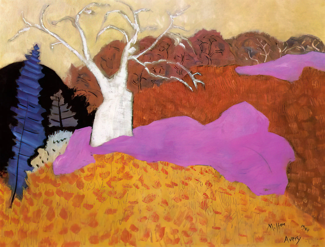 Avery Paintings: The Lyrical Simplicity of American Modernism - Autumn - 1944 by Milton Avery