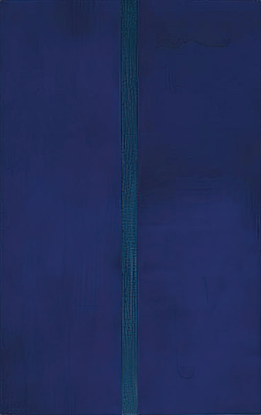 Barnett Newman Framed Art Print: The Sublime in Modern Minimalism - Onement V by Barnett Newman