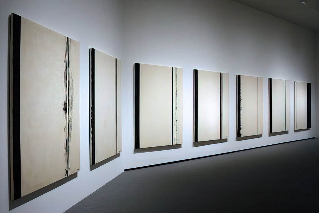 Barnett Newman's Cathedral at Stedelijk: A Monumental Encounter with the Sublime - Stations of the Cross 1958 1966 by Barnett Newman