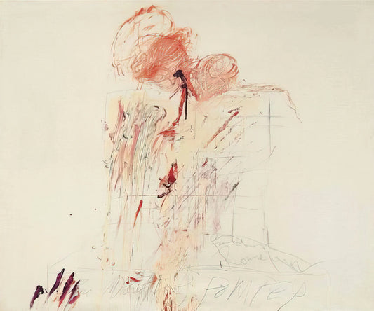 Barthes and Twombly: The Semiotic Dialogue Between Text and Gesture - Death of Pompey  Rome  by Cy Twombly