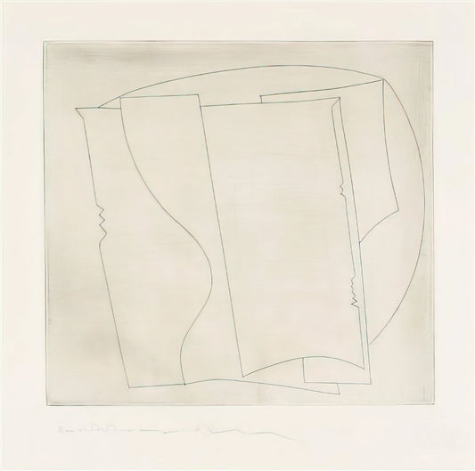 Ben Nicholson Wall Art: The Abstract Elegance of Modern British Masterpieces - Ronco - 1967 by Ben Nicholson