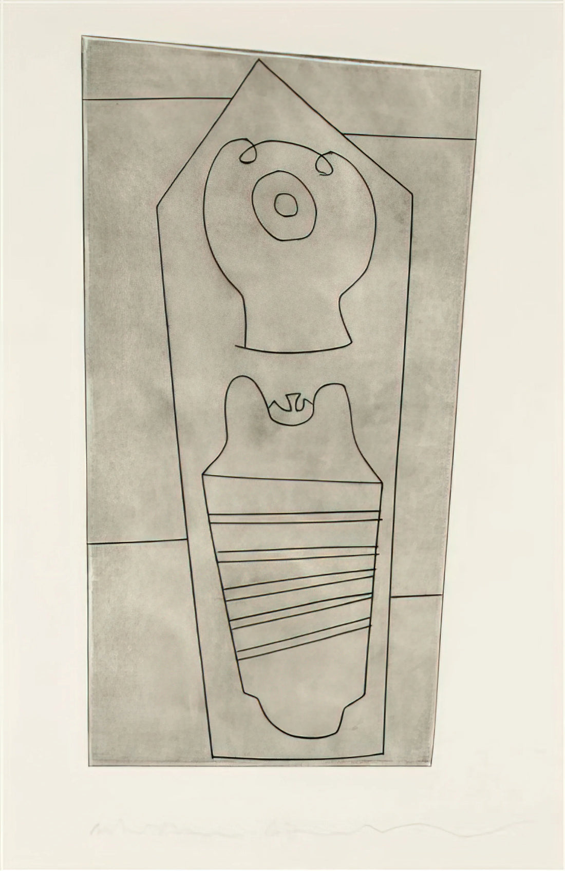 Ben Nicholson and Fred Murray: Understanding the Art Market and Collector Opportunities - Turkish form - 1967 by Ben Nicholson