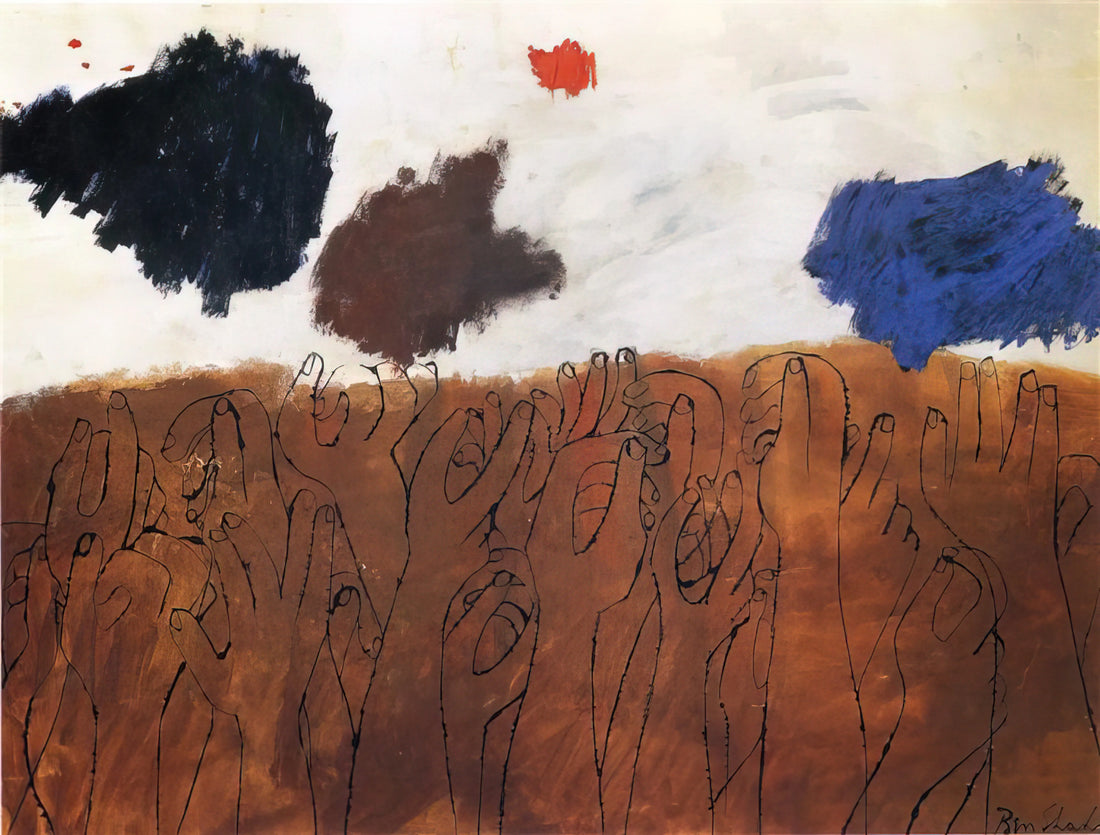 Ben Shahn Lithograph: The Social Realist's Graphic Voice - NOT DETECTED 29 by Ben Shahn