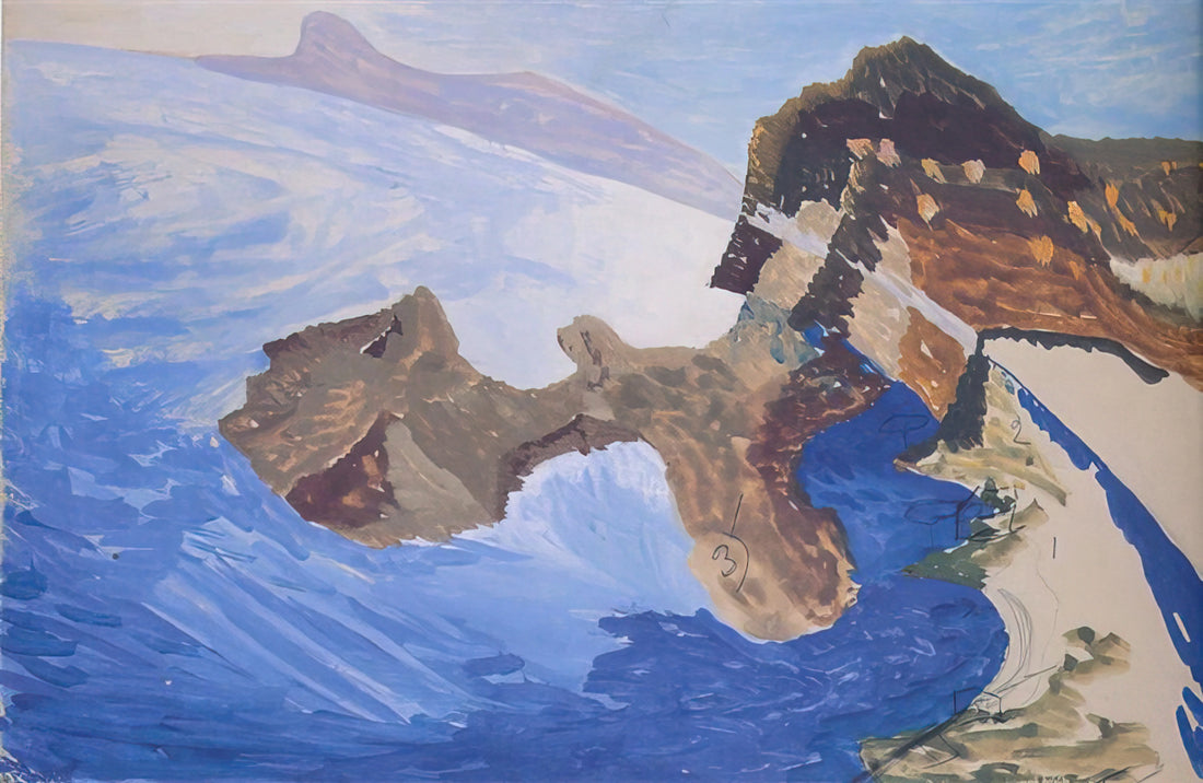 Benedetta Cappa Reproductions: Futurist Vision in Modern Art Prints - Meeting on the Island by Benedetta Cappa