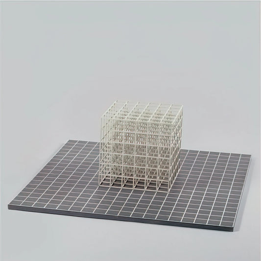 Benedict Cumberbatch and Sol LeWitt: When Hollywood Meets Conceptual Art - Modular cube. Base by Sol LeWitt