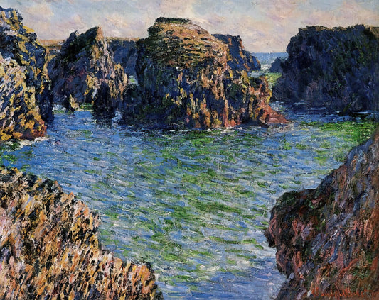 Best Monet Reproductions: A Curator's Guide to Museum-Quality Art Prints - Coming into Port-Goulphar, Belle-Ile by claude monet