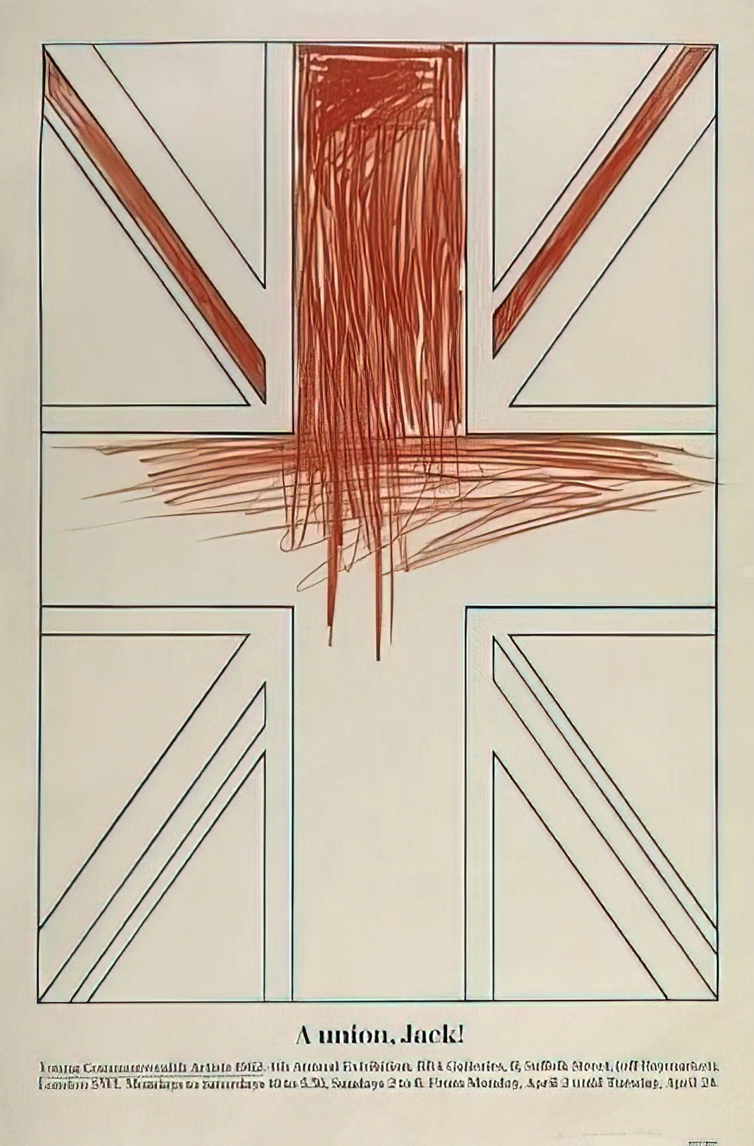 Billy Apple Print: The Conceptual Artist's Legacy in Accessible Art - A union, Jack! Young Commonwealth Artists - 1962 by Billy Apple
