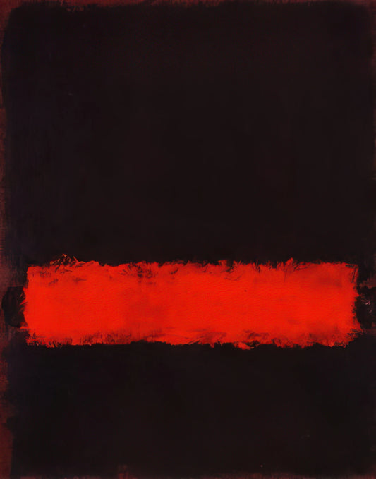 Blue and Yellow Rothko: A Deep Dive into Color Field Transcendence - Black, Red and Black - 1968 by Mark Rothko