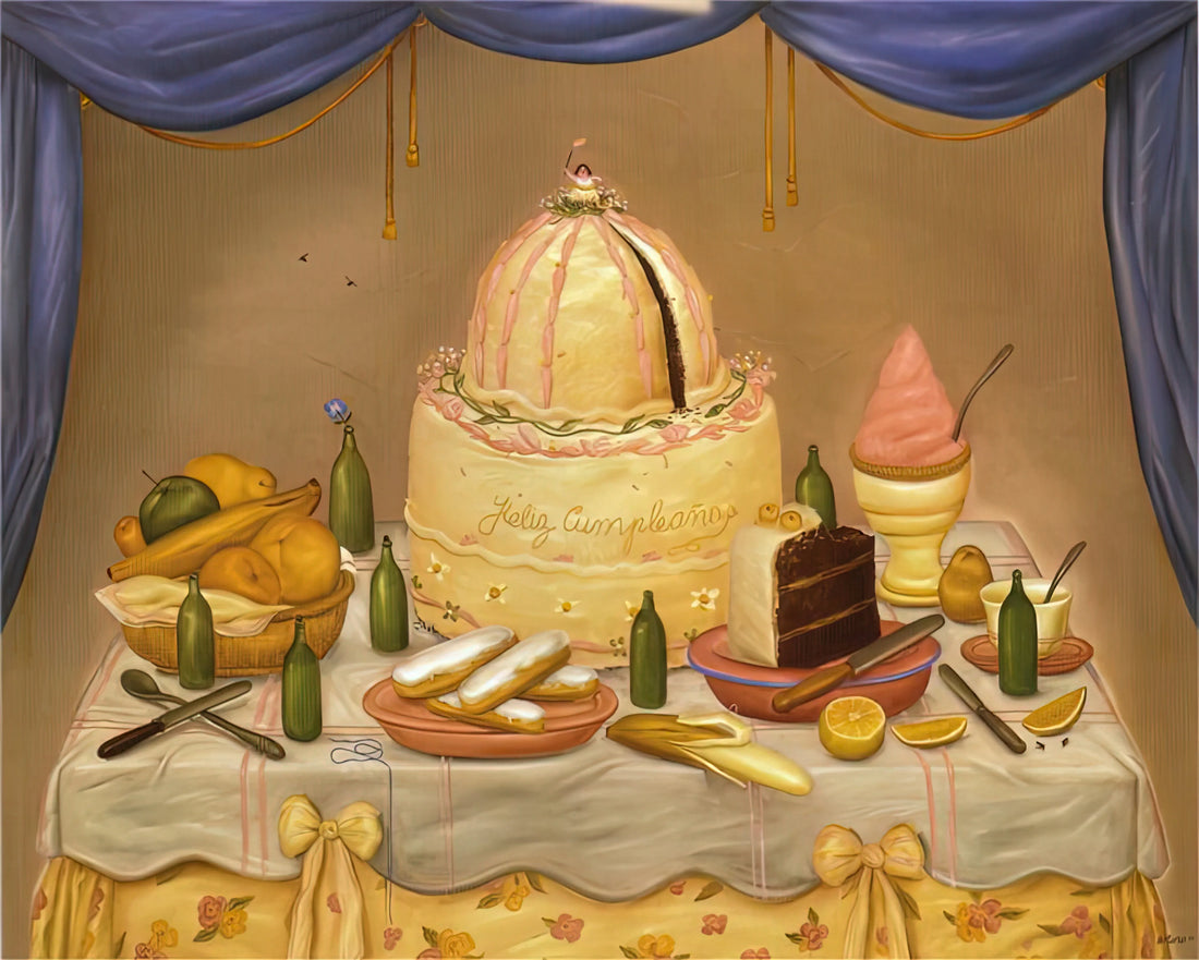 Botero Art Prints: A Collector's Guide to the Colombian Master's Monumental World - HAPPY BIRTHDAY by Fernando Botero