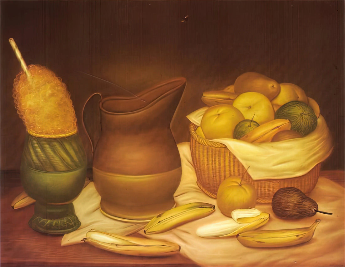 Botero Posters & Prints: A Collector's Guide to the Colombian Master's Monumental Art - STILL LIFE 2 by Fernando Botero