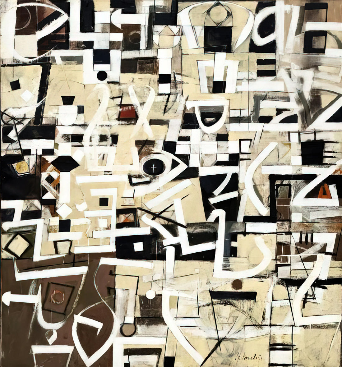 Bradley Walker Tomlin Posters: Rediscovering an Abstract Expressionist Pioneer - Number 20 - 1949 by Bradley Walker Tomlin