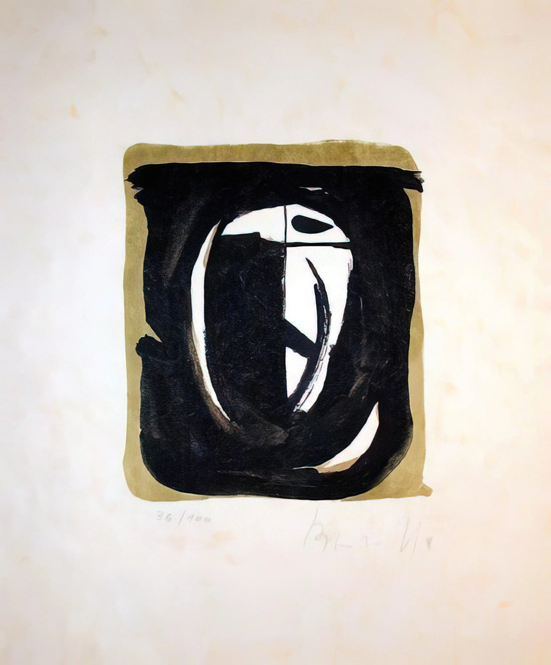 Bram van Velde Paintings: A Journey into Abstraction and Existential Expression - Untitled - 1975 by Bram van Velde