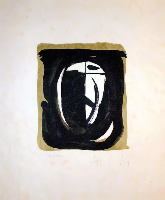 Bram van Velde Paintings: A Journey into Abstraction and Existential Expression - Untitled - 1975 by Bram van Velde