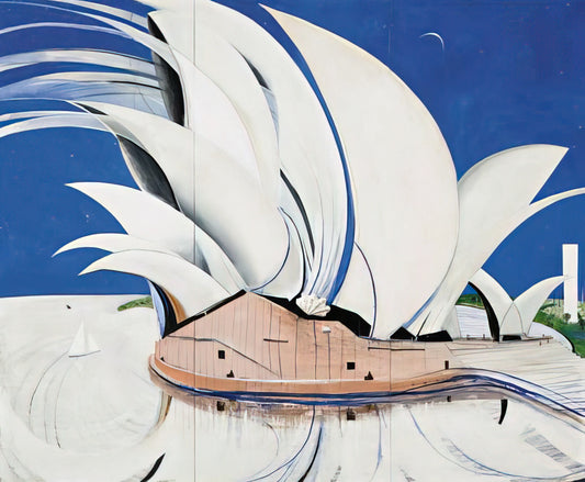Brett Whiteley Art for Sale: A Collector's Guide to Australia's Iconic Expressionist - Opera House - 1982 by Brett Whiteley