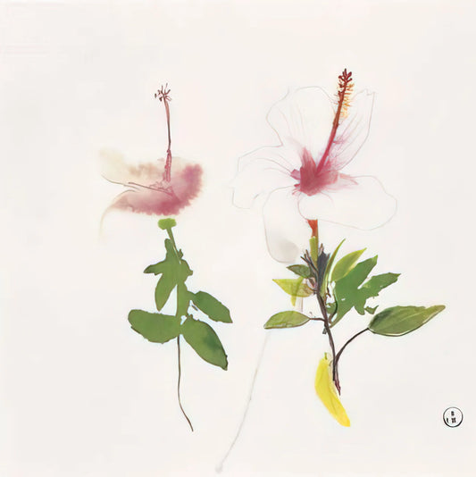 Brett Whiteley Paintings for Sale: A Collector's Guide to Acquiring Iconic Australian Art - Hibiscus - 1987 by Brett Whiteley