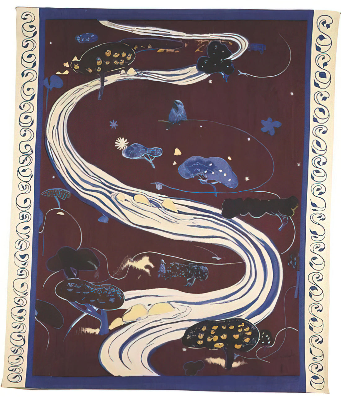 Brett Whiteley and Vincent van Gogh: A Study in Artistic Kinship and Expressionist Legacy - The River - figurative by Brett Whiteley