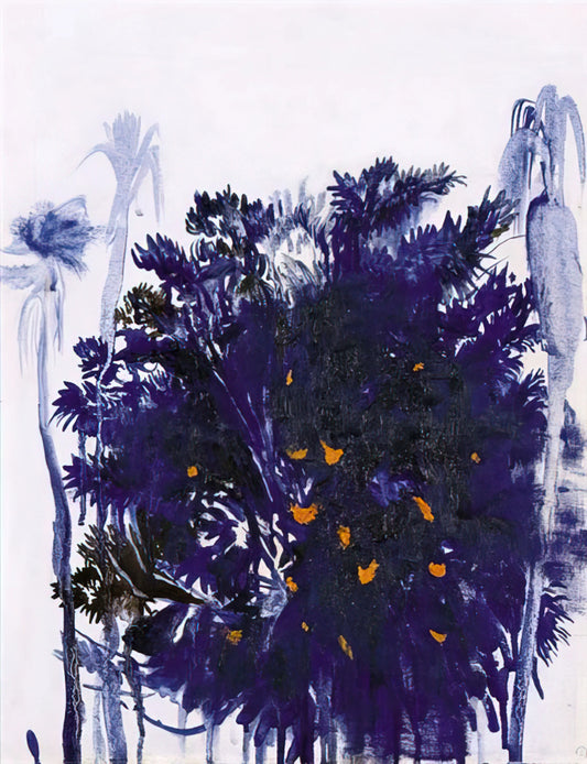 Brett Whiteley: The Australian Artist Who Redefined Modern Art with Sensual Lines and Urban Poetry - Moreton Bay Fig and Palm Trees - figurative by Brett Whiteley