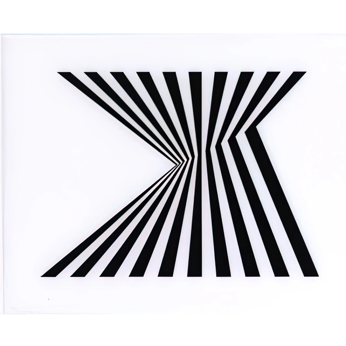 Bridget Riley Canvas: A Guide to the Op Art Master's Work and Prints - UNTITLED FRAGMENT 1 1965 by Bridget Riley