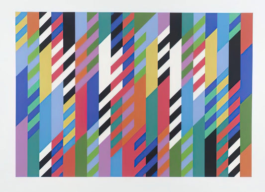 Bridget Riley Signed Print: A Collector's Guide to Authenticity, Value, and Acquisition - FETE 1989 by Bridget Riley