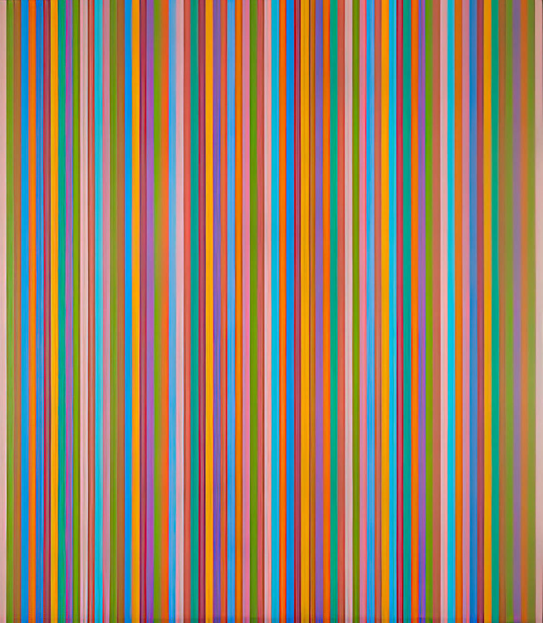 Bridget Riley Wall Painting: The Op Art Pioneer's Transformative Approach to Space and Perception - ECCLESIA 1985 by Bridget Riley