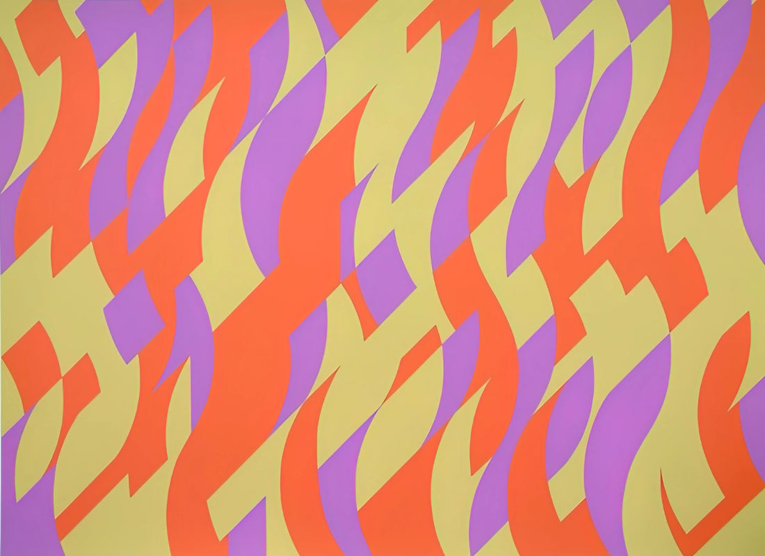 Bridget Riley and Perceptual Abstraction: The Art of Visual Experience - CARNIVAL 2000 by Bridget Riley