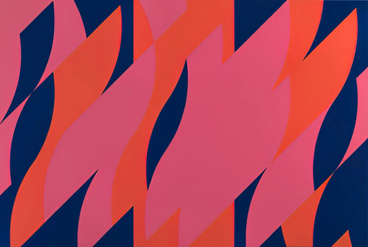 Bridget Riley's Most Famous Work: A Journey Through Op Art Masterpieces - RED WITH RED 1 2007 by Bridget Riley