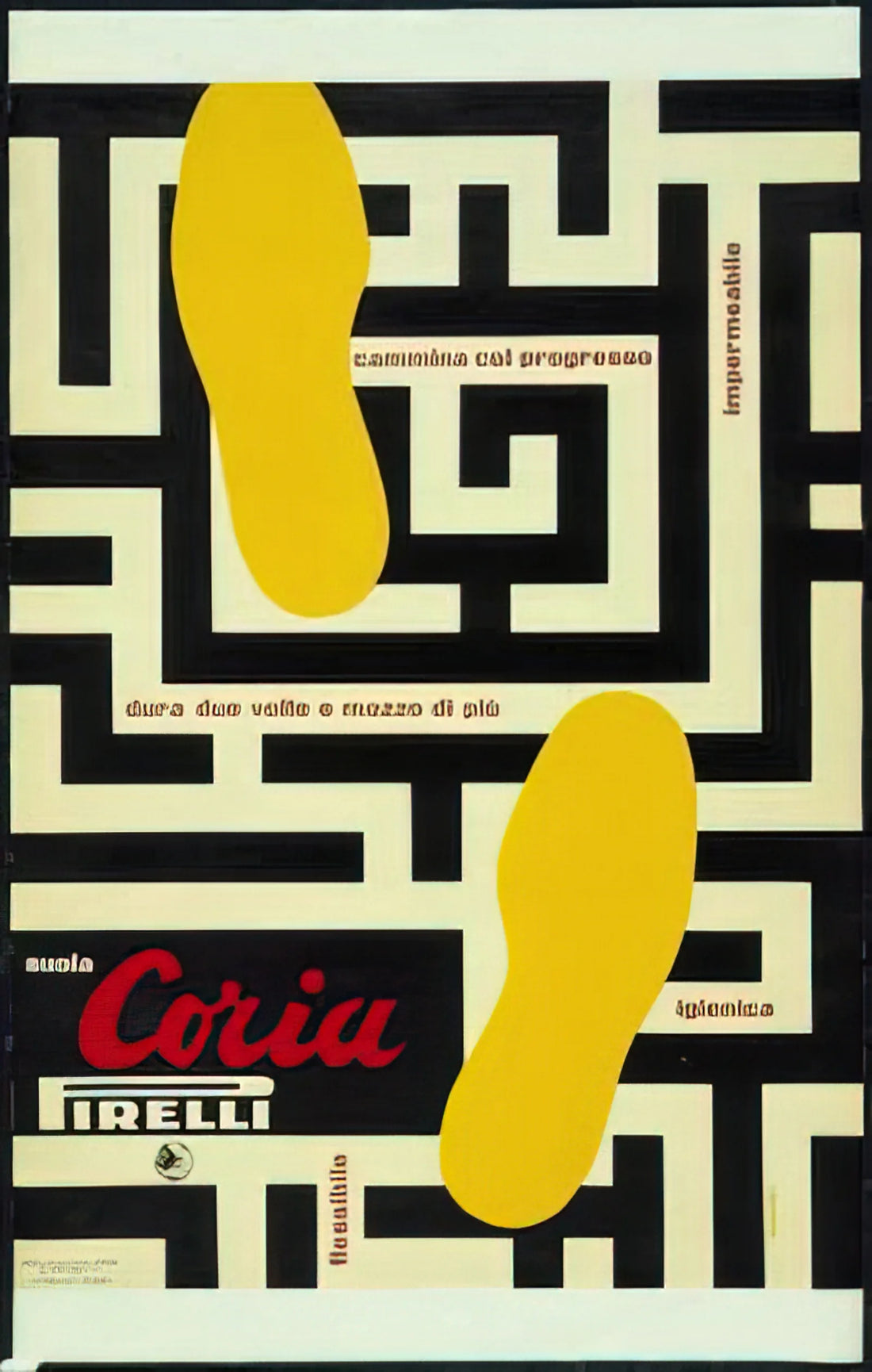 Bruno Munari: My Futurist Past and the Evolution of an Artistic Visionary - Pirelli, Suola Coria - 1953 by Bruno Munari