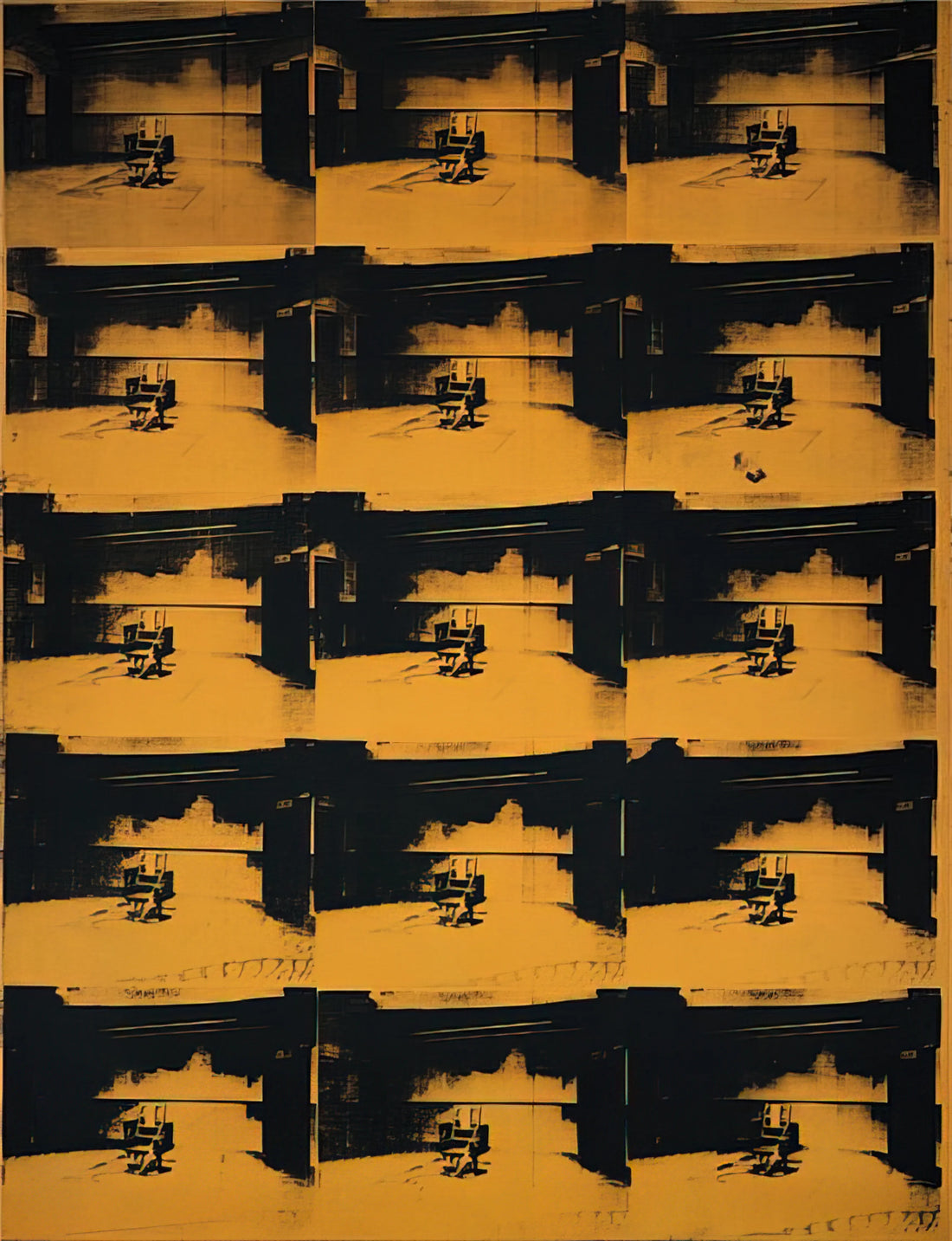 Campbell's Soup Canvas Art: The Pop Art Icon That Transformed Everyday Objects into Masterpieces - Orange Disaster by Andy Warhol