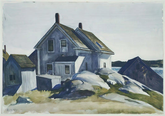 Cape Cod Hopper: Edward Hopper's Masterpiece of American Solitude - House at the Fort, Gloucester by Edward Hopper