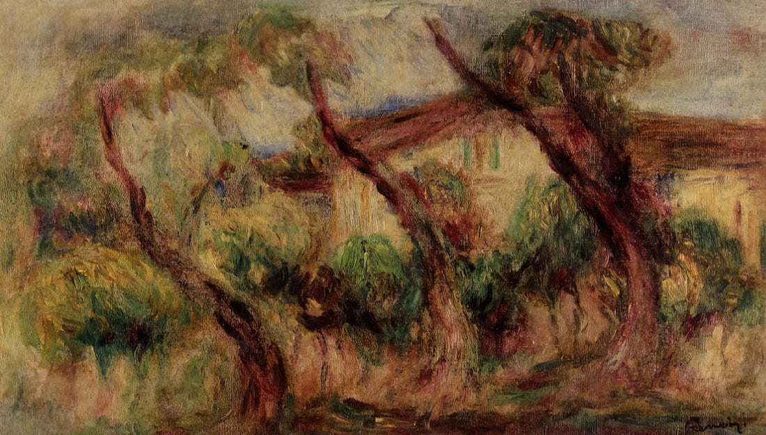 Capturing Light and Life: Why Renoir Posters for Sale Remain Timeless Treasures - In the Garden of Collettes at Cagnes by Pierre-Auguste Renoir
