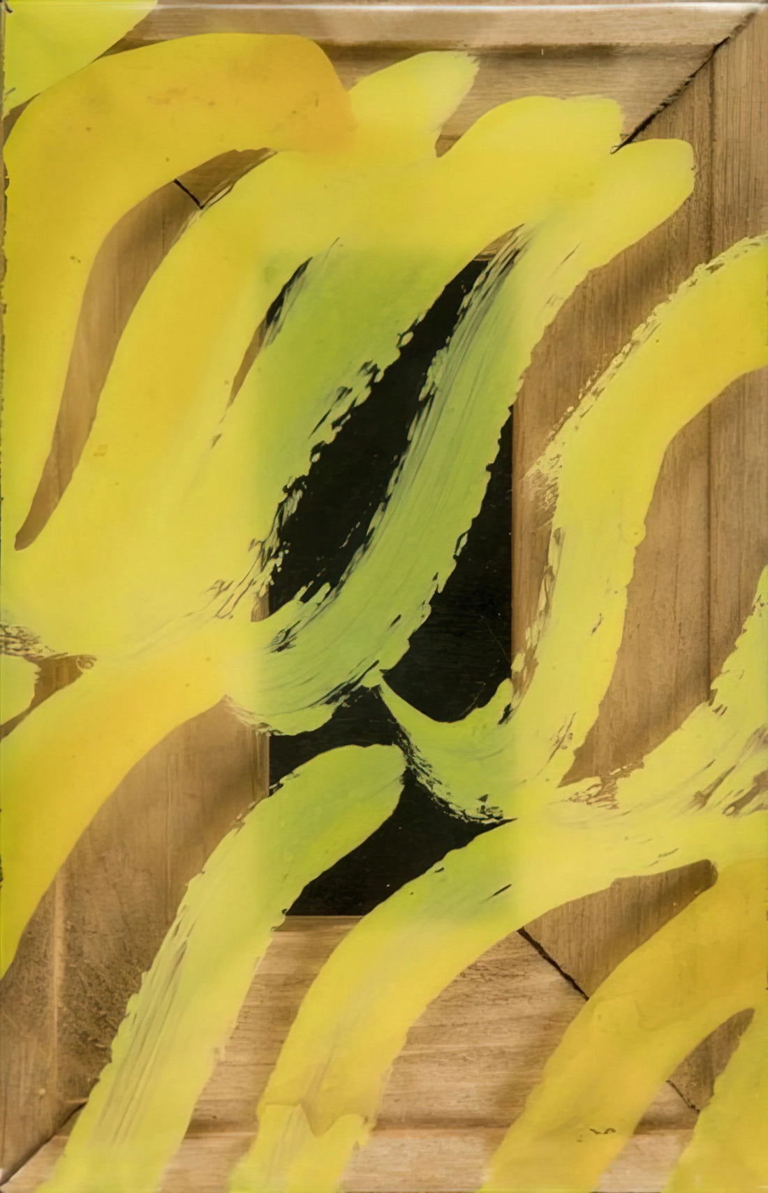 Carla Accardi Brushed Aluminum Print: The Artist's Signature Innovation in Post-War Italian Art - Giallo - 1969 by Carla Accardi