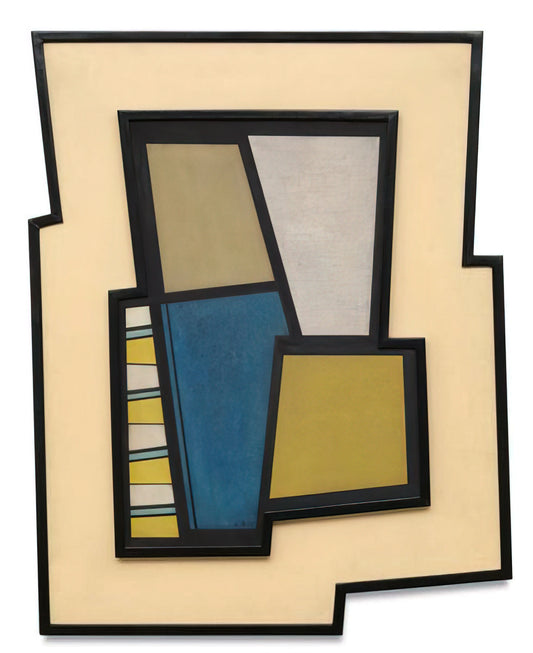 Carmelo Arden Quin Framed Canvas Print: A Collector's Guide to Concrete Art - Lice - 1945 by Carmelo Arden Quin