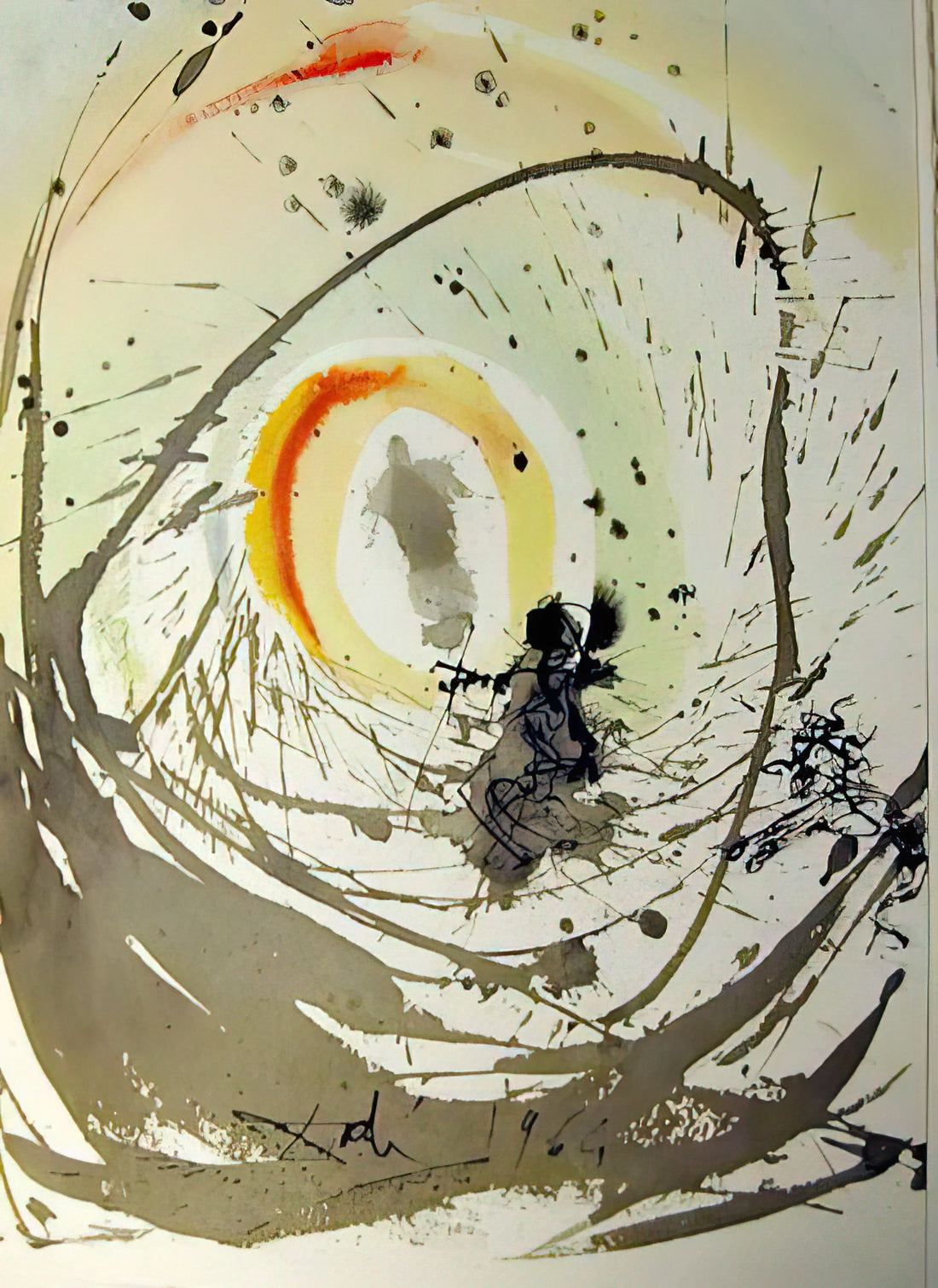 Cécile Dali: The Woman Behind the Surrealist Icon - MULIER AMICTA SOLE 1967 by Salvador Dali